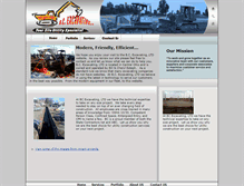 Tablet Screenshot of bcexcavating.com